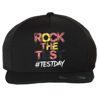 Inspire Confidence With Rock The Test Design For School Wool Snapback Cap