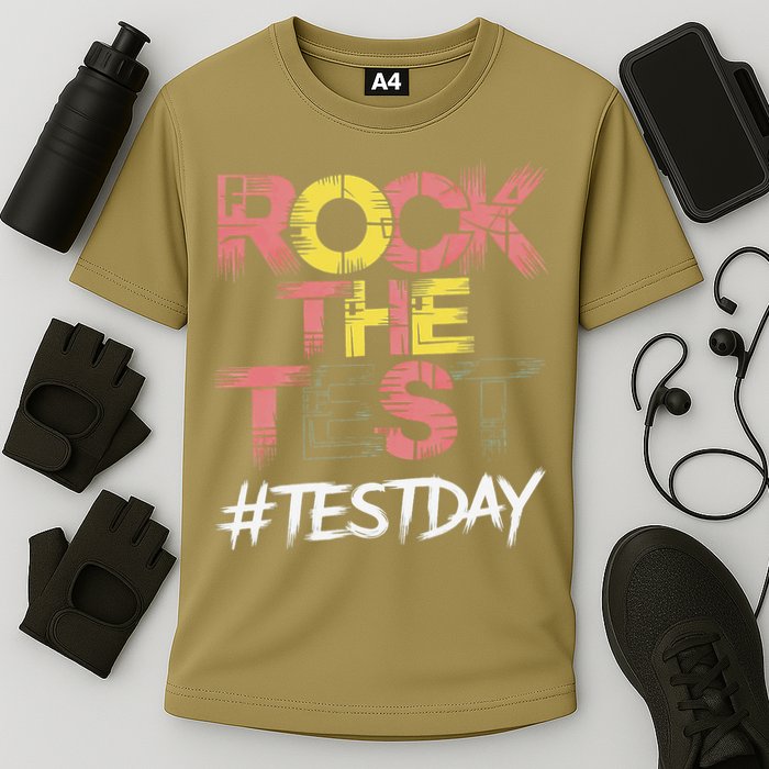 Inspire Confidence With Rock The Test Design For School Performance Shirt