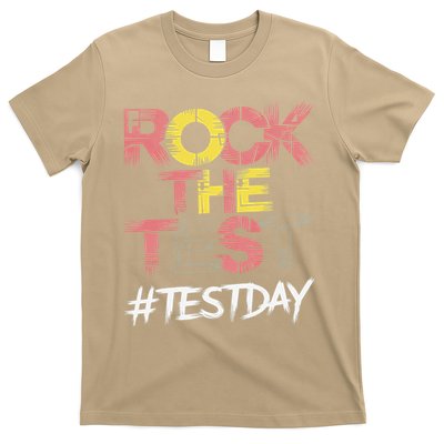 Inspire Confidence With Rock The Test Design For School T-Shirt