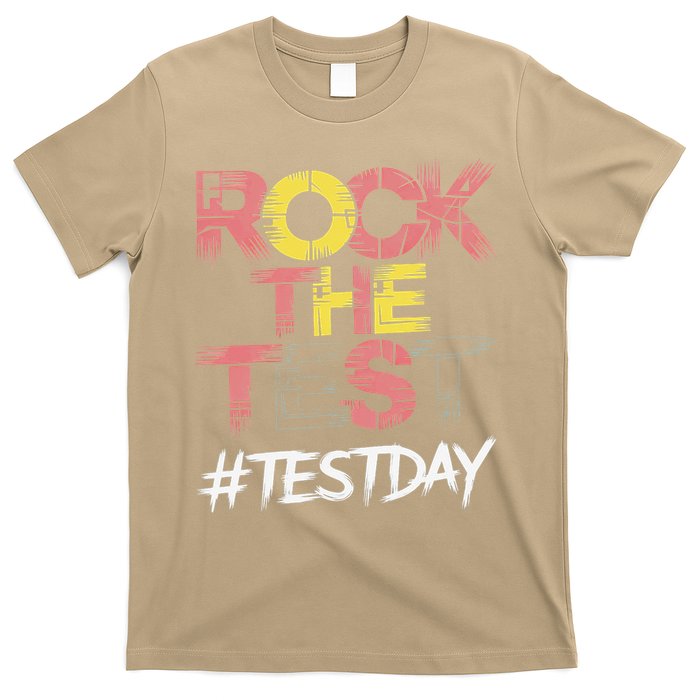 Inspire Confidence With Rock The Test Design For School T-Shirt