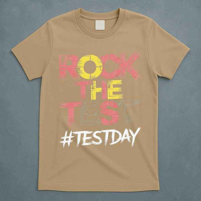 Inspire Confidence With Rock The Test Design For School T-Shirt