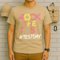 Inspire Confidence With Rock The Test Design For School T-Shirt
