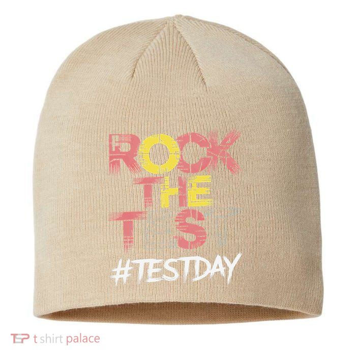 Inspire Confidence With Rock The Test Design For School Sustainable Beanie