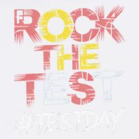 Inspire Confidence With Rock The Test Design For School Garment-Dyed Sweatshirt