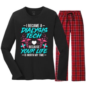 I Cant Work Today My Arm Is In A Cast Fishing Fathers Day Women's Long Sleeve Flannel Pajama Set 