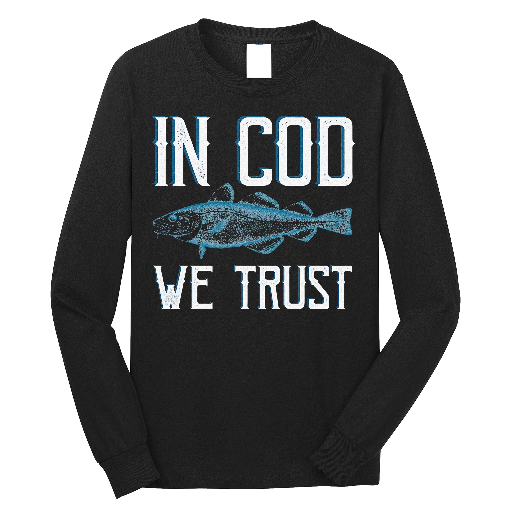 In COD We Trust Funny Fishing Portuguese Pride Long Sleeve Shirt