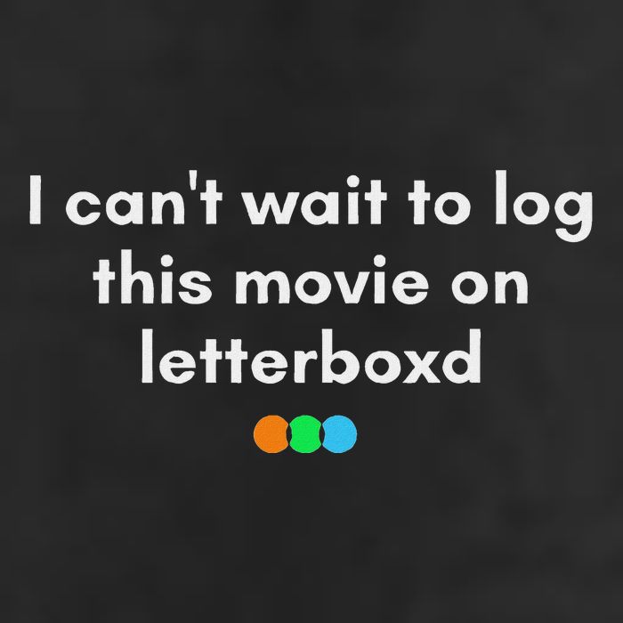 I CanT Wait To Log This Movie On Letterboxd Garment-Dyed Fleece Hoodie