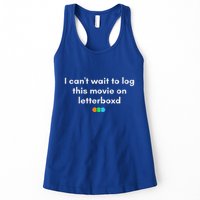 I CanT Wait To Log This Movie On Letterboxd Womens Tank Top