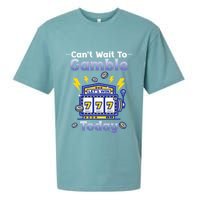 I CanT Wait To Gamble Today Funny Gambler Sueded Cloud Jersey T-Shirt