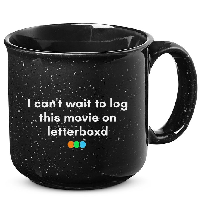 I CanT Wait To Log This Movie On Letterboxd Gifts 15oz Campfire Ceramic Mug