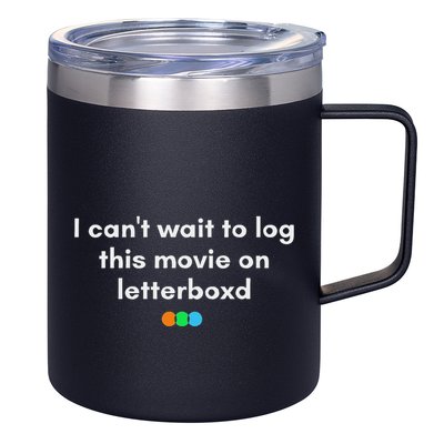 I CanT Wait To Log This Movie On Letterboxd Gifts 12oz Stainless Steel Coffee Mug