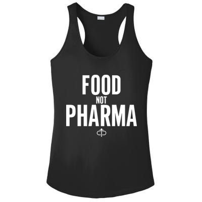 Food Not Pharma Ladies PosiCharge Competitor Racerback Tank