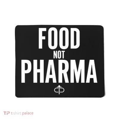 Ian Carroll Wearing Food Not Pharma Mousepad
