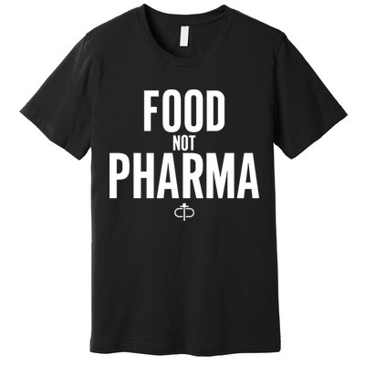 Ian Carroll Wearing Food Not Pharma Premium T-Shirt