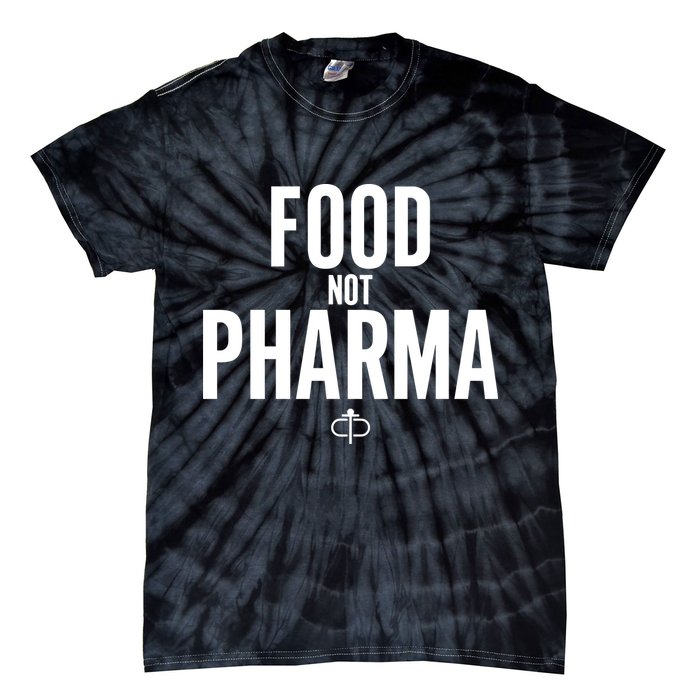 Ian Carroll Wearing Food Not Pharma Tie-Dye T-Shirt