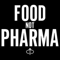 Ian Carroll Wearing Food Not Pharma Tie-Dye T-Shirt