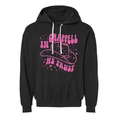 In Chappell We Trust Hat Cowgirl Garment-Dyed Fleece Hoodie