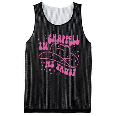 In Chappell We Trust Hat Cowgirl Mesh Reversible Basketball Jersey Tank