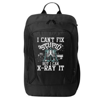 I Can X Ray It Radiologist Radiology Technician City Backpack