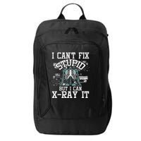 I Can X Ray It Radiologist Radiology Technician City Backpack
