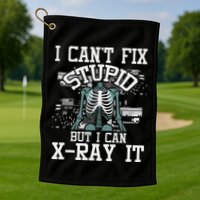 I Can X Ray It Radiologist Radiology Technician Golf Towel
