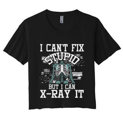 I Can X Ray It Radiologist Radiology Technician Crop Top