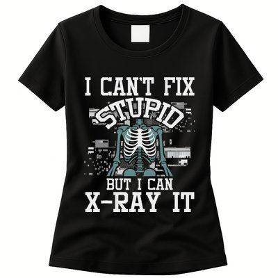 I Can X Ray It Radiologist Radiology Technician Womens T-Shirt