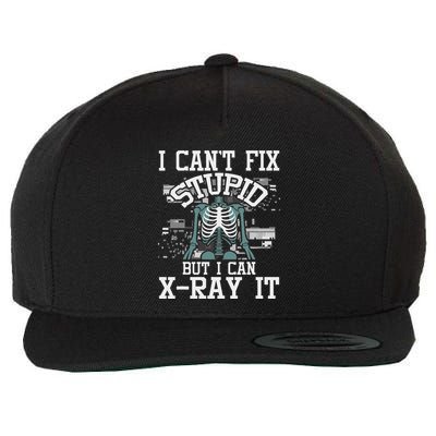 I Can X Ray It Radiologist Radiology Technician Wool Snapback Cap