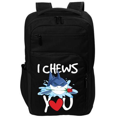 I Chews You Shark Lovers Wildlife Marine Biologist Science Impact Tech Backpack