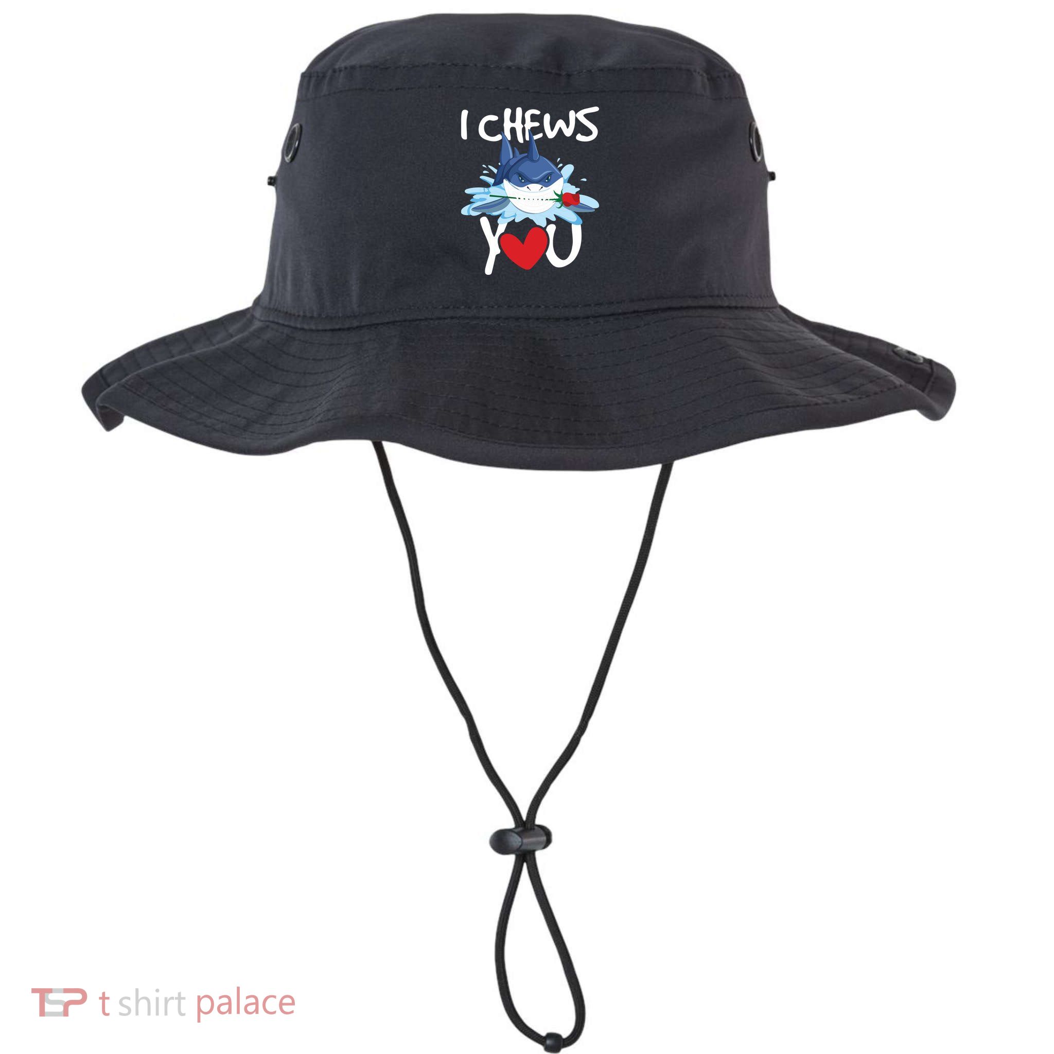 I Chews You Shark Lovers Wildlife Marine Biologist Science Bucket Hat