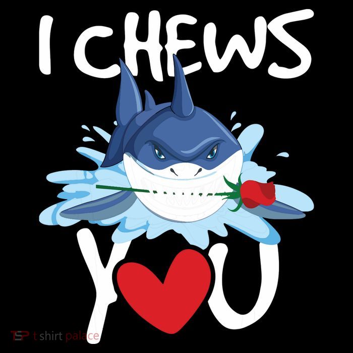 I Chews You Shark Lovers Wildlife Marine Biologist Science 16 in Basic Backpack