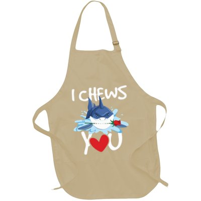 I Chews You Shark Lovers Wildlife Marine Biologist Science Apron