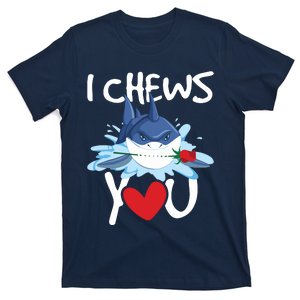 I Chews You Shark Lovers Wildlife Marine Biologist Science T-Shirt