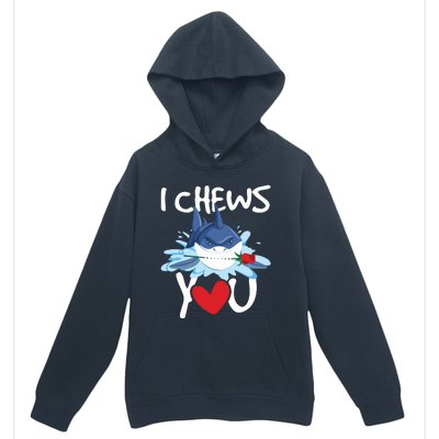 I Chews You Shark Lovers Wildlife Marine Biologist Science Urban Pullover Hoodie