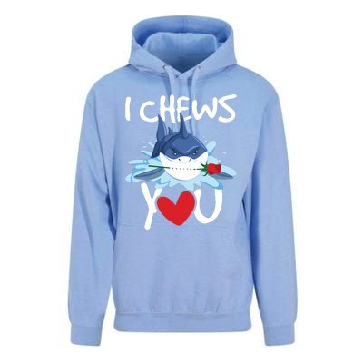 I Chews You Shark Lovers Wildlife Marine Biologist Science Unisex Surf Hoodie