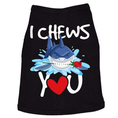 I Chews You Shark Lovers Wildlife Marine Biologist Science Doggie Tank