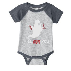 I’ll Cut You Hairdresser Ghost Halloween Infant Baby Jersey Bodysuit