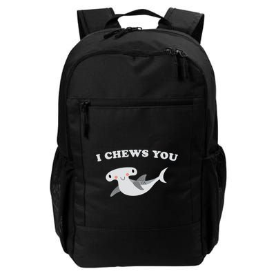 I Chews You Valentines Day Shark Gift Backpack