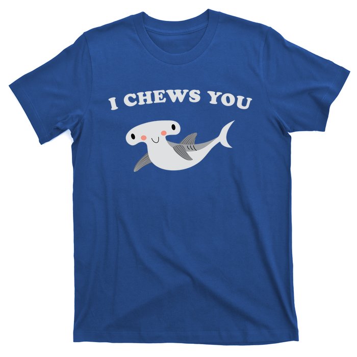 I Chews You Valentines Day Shark Gift T-Shirt