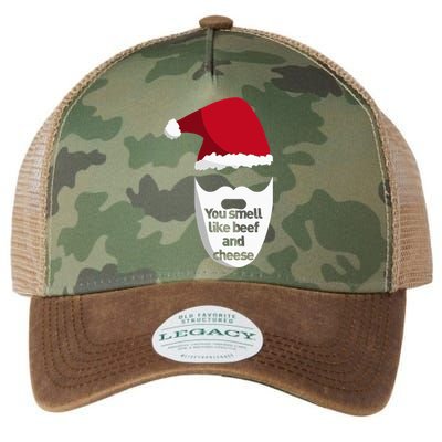 Inappropriate Christmas You Smell Like Beef And Cheese Elf Legacy Tie Dye Trucker Hat