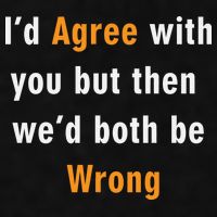 I'd Agree With You But The We'd Both Be Wrong Ladies PosiCharge Tri-Blend Wicking Tank