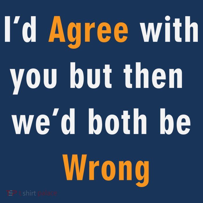 I'd Agree With You But The We'd Both Be Wrong Mesh Reversible Basketball Jersey Tank
