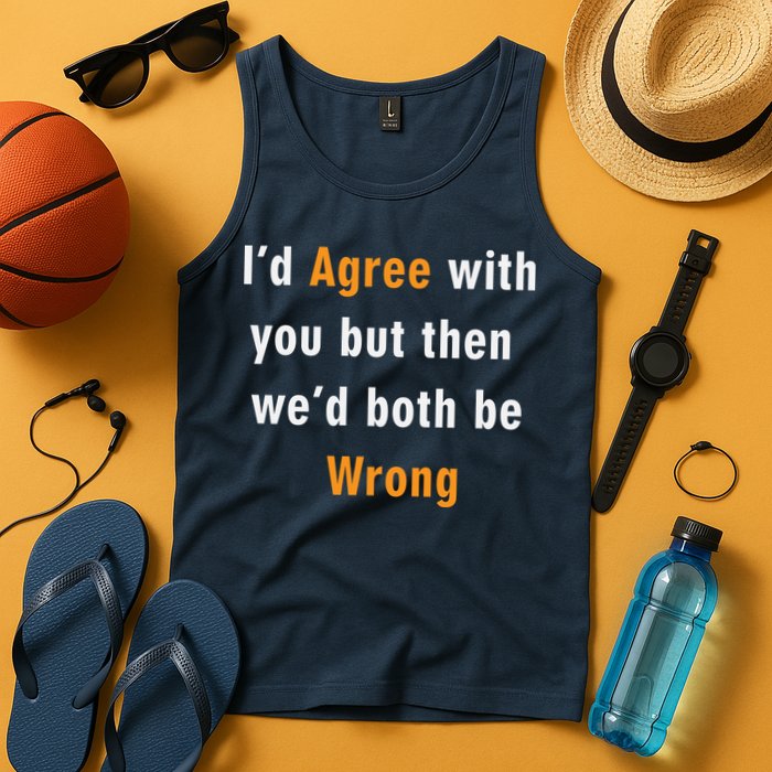 I'd Agree With You But The We'd Both Be Wrong Tank Top