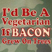 Id Be A Vegetarian If Bacon Grew On Trees Legacy Tie Dye Trucker Hat