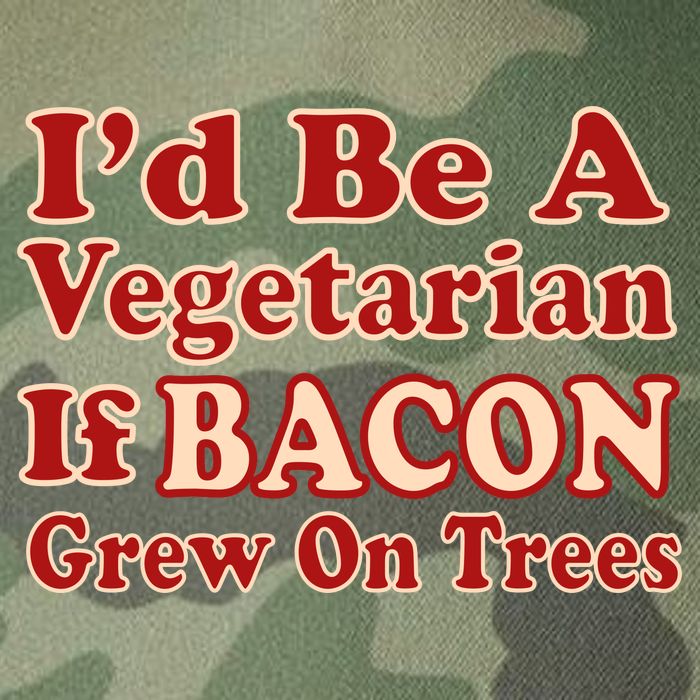 Id Be A Vegetarian If Bacon Grew On Trees Legacy Tie Dye Trucker Hat