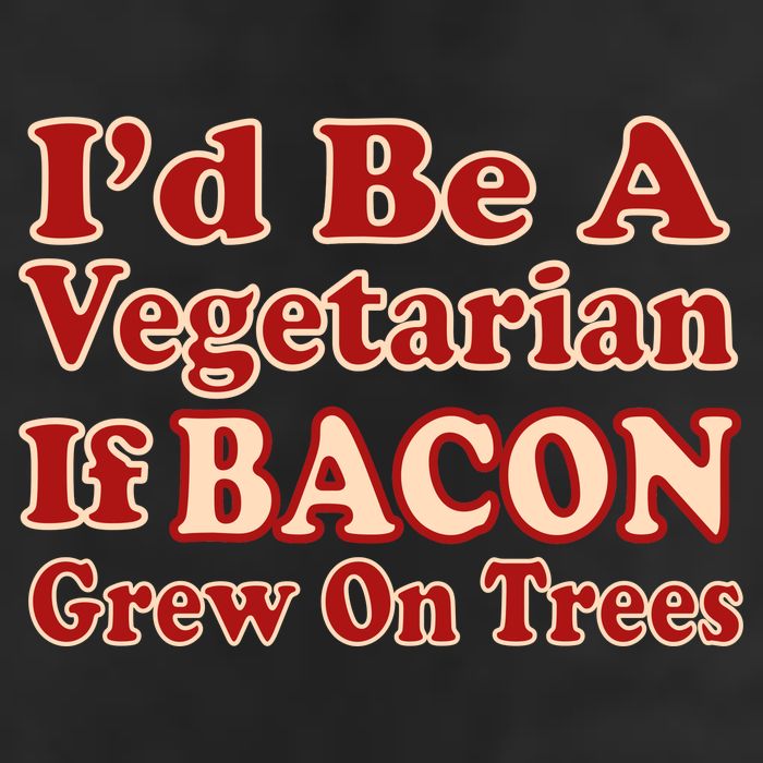 Id Be A Vegetarian If Bacon Grew On Trees 11oz C Handle Ceramic Mug