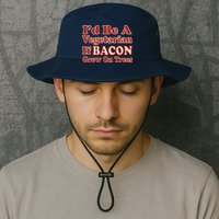 Id Be A Vegetarian If Bacon Grew On Trees Bucket Hat