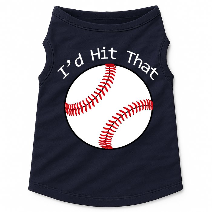 I'd Hit That Baseball Doggie Tank