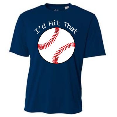 I'd Hit That Baseball Cooling Performance Crew T-Shirt