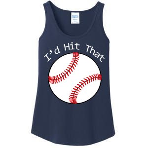 I'd Hit That Baseball Ladies Essential Tank